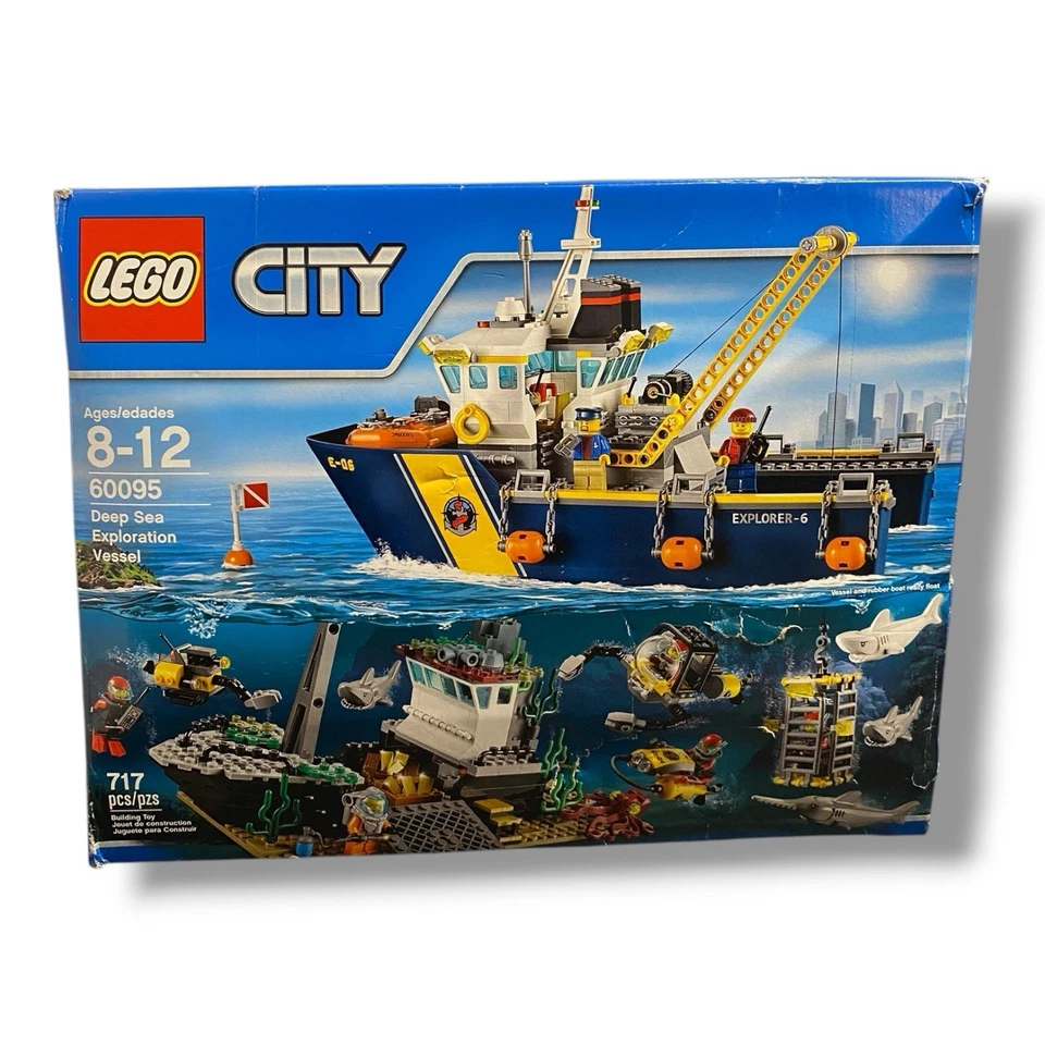 Lego City Deep Sea Exploration Vessel Set 60095 Used For Parts - Image 1 of 4