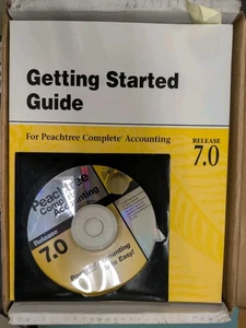 Logiciel de comptabilité complet Peachtree de Sage pour Windows avec CD 7.0 - Photo 1/3