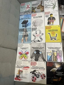 Harvard Business Review Magazine 15 Issues - Picture 1 of 16