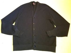 VINTAGE Herren Pullover - ARNOLD PALMER by ROBERT BRUCE - Navy Strickjacke Grandpacore - XL - Bild 1 von 4