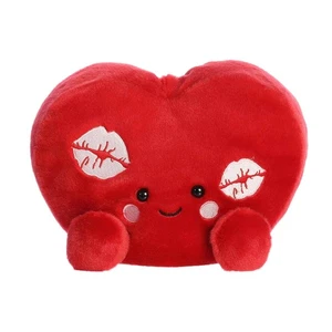 Aurora - Palm Pals tamaño fiesta - 8" Kimi besos corazón peluche - Imagen 1 de 5
