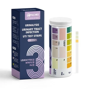 Urinary Tract Infection UTI Test Strips, Home Urine Testing Kit for 3 Paramet... - Picture 1 of 7