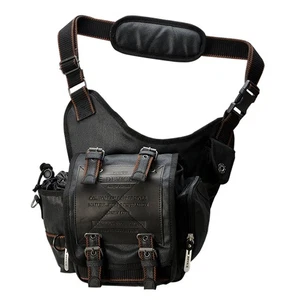 Bolso de hombro cuerpo de trabajo De Vise BKBK/Negro/Negro AHB-17068BKBK 761 - Imagen 1 de 8