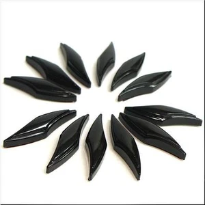 CAR DOOR EDGE GUARD PROTECTION MOULDING TRIM BLACK X 12 PIECES - Picture 1 of 3