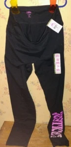 Justice Girls Full Length Solid Black Leggings, Size XL (16/18), New with Tag - Picture 1 of 7