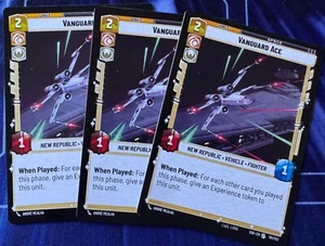 Tarjeta poco común Star Wars Unlimited Spark of Rebellion 3X Vanguard Ace Vehicle - Imagen 1 de 2