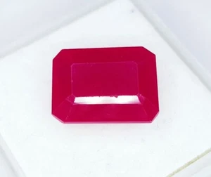 Loose Gemstone 9.02 Ct Natural Red Ruby Certified Madagascar Ruby Gems - Picture 1 of 8