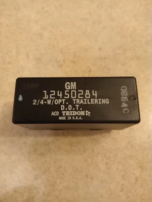 12450284  GM GMC Chevy OEM Flasher Turn Signal Hazard Emergency Trailering Relay - Image 1 of 3