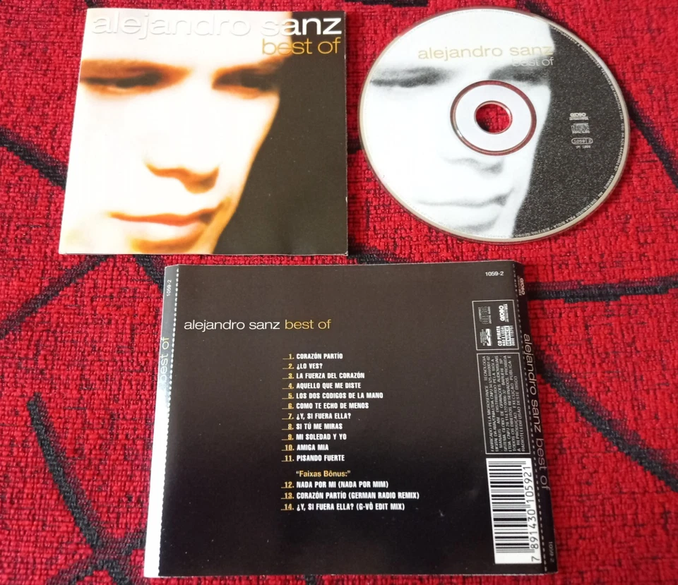 ALEJANDRO SANZ ** Best Of ** ORIGINAL & VERY RARE 1999 BRAZIL CD - Image 1 of 1
