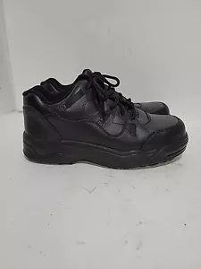 REDWING WORX SCHWARZ LEDER STAHLKAPPE RUTSCHFEST ARBEIT HERREN 8WW SCHUHE NEU - Bild 1 von 5