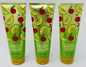 3 BATH & BODY WORKS CHERRY LIMEADE ULTRA SHEA CREAM HAND LOTION 8OZ LARGE - Picture 1 of 1