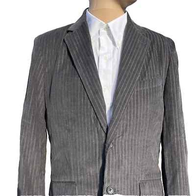 Blazer Pana Hombre (40RE) Banana Republic Rayas Formal Boda Oficina Foto 1 de 4