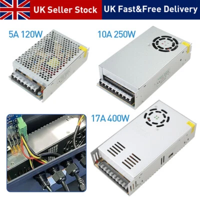 Regulated Switching Power Supply12/24V 100/120/120/200/300/360W Universal PSU DC - Image 1 of 4