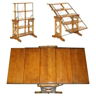 FULLY RESTORED CIRCA 1910 BOECKH BROTHERS METAMORPHIC BAKERS TABLE BOOKCASE - Image 1 of 4