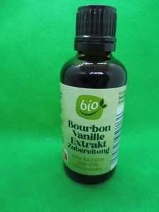 Bio; Bourbon Vanille Extrakt Zubereitung, á 50 ml (80,00 €/L), MHD 05/2027 - Bild 1 von 9