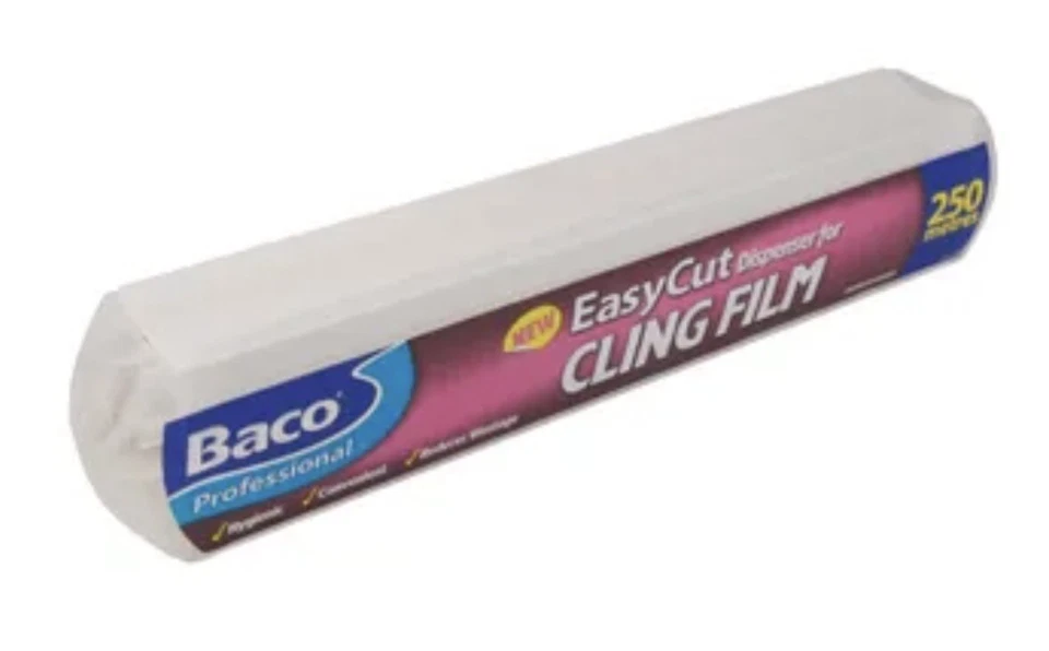 Bacofoil Professional EasyCut Dispenser and Cling Film Wrap 250m
