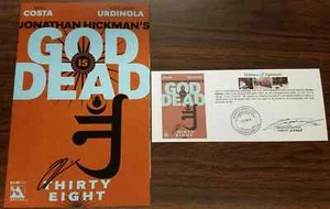 God is Dead (2013) #38 SIGNED by Jonathan Hickman Notarized Witness of Signature - Picture 1 of 6