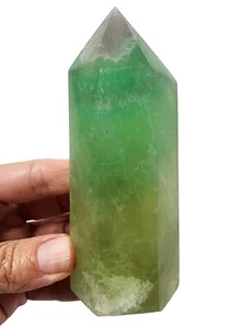 Fluorite Polished Tower Madagascar 264 grams. - Picture 1 of 4