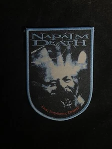 Napalm Death Gate Woven Patch PTPP Official Blue Border - Bild 1 von 2