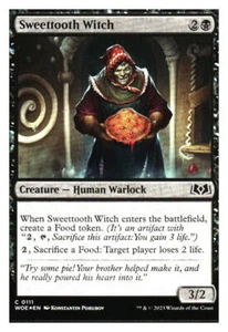 Sweetettooth Witch (Foil) Wilds of Eldraine MTG - QUASI NUOVO+ - Foto 1 di 1