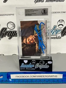 JENSEN ACKLES 2014 CRYPTOZOIC SUPERNATURAL SIGNIERT AUTOGRAMMIERTE KARTE BECKETT BGS - Bild 1 von 8