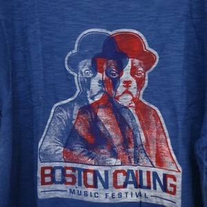 47 Womens Boston Calling Music Festival Crew/V Neck Concert Tee T-Shirt S-2XL - Picture 1 of 25