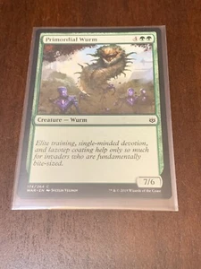 Magic the Gathering War of the Spark Primordial Wurm - Picture 1 of 2