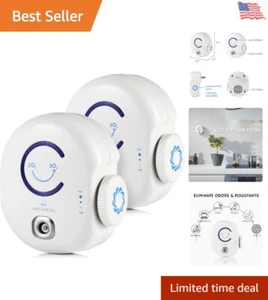 Powerful Portable B50 Mini Ozone Generator Air Purifier - Removes Odors - 2-Pack - Picture 1 of 9