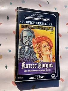 Lutèce Borgia Feullière Gance René Chateau K7 Cassette VHS ETAT NEUF - Picture 1 of 3
