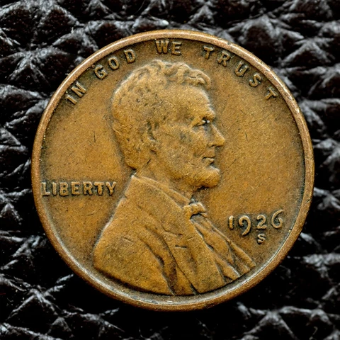 1926-S Lincoln Wheat Cent ~ VERY FINE (VF) Condition ~ $20 ORDERS SHIP FREE! Cover