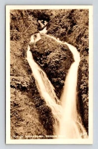 RPPC Top of Wah-Kee-Na Benson Park Oregon - AZO Postkarte - Bild 1 von 2