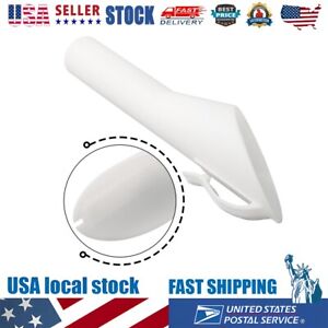 1x Petrol Fuel Filler Funnel Spout Adapter Oil Funnel White For Ford 1782177