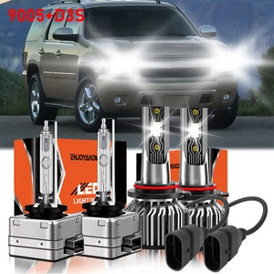4x LED HID Headlight High&Low Beam Combo Kit Bulb For Chevrolet Tahoe 2015-2020 - Bild 1 von 11
