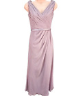 Ebony rose maxi dusky pink evening dress size xs