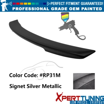 Fits 06-07 Honda Accord OE Style Rear Trunk Spoiler ABS Signet Silver Metallic Foto 1 de 3