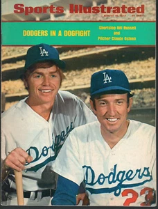 Sports Illustrated 1973 LA Dodgers Bill Russell Claude Osteen No Labl Excellent  - Picture 1 of 2