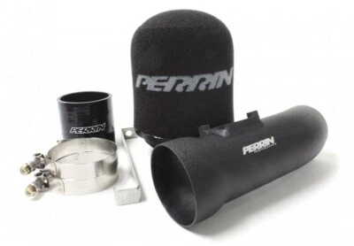 Perrin se adapta a Subaru WRX/STi/Forester XT negro admisión Ram corta Foto 1 de 3