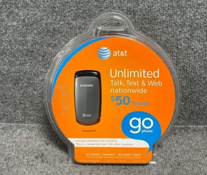 AT&T Samsung Flip Cell Phone a107, Unlimited Talk, Text & Web Nationwide in Gray - Picture 1 of 15