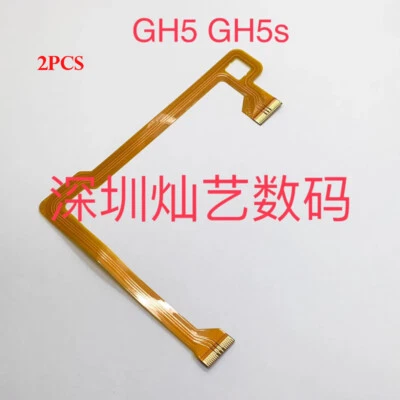 Pieza de reparación de cable flexible LCD eje giratorio 2 piezas para Panasonic DMC-GH5 DMC-GH5s GK Foto 1 de 2