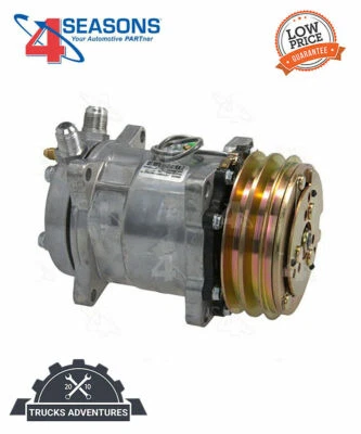 Compresor de aire acondicionado Four Seasons 58033 | Pieza de automóvil de alta calidad, ajuste universal para Mu Foto 1 de 4