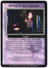 Babylon 5 CCG Great War Promo Card Return To Ideals M/NM Mint/Near Mint