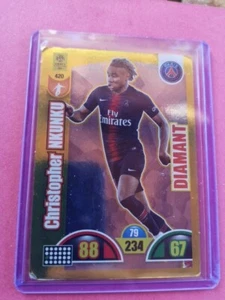 Christopher Nkunku Diamant Psg Rookie Card Carte Panini Foot Adrenalyn... - Picture 1 of 6