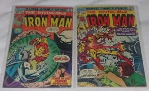 The Invincible Iron Man # 75 & 77 Marvel Comics Bronze Age MCU - Picture 1 of 3