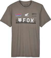 Fox Racing X Honda Premium Mens Short Sleeve T-Shirt Heather Graphite