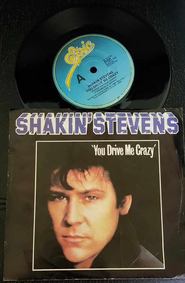 Shakin' Stevens – You Drive Me Crazy - 1981 7" picture sleeve record excellent - Image 1 of 1