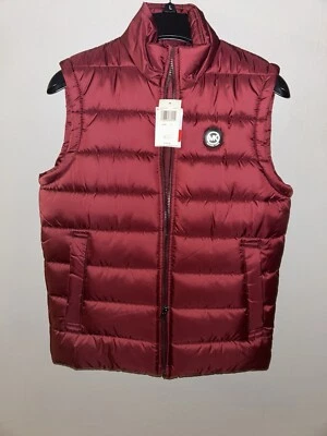 Michael Kors Puffer Vest Size Small Burgundy Maroon Mens New With Tags - Image 1 of 4
