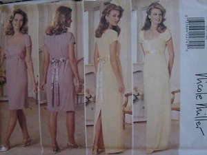 UNCUT Vintage Butterick SEWING Pattern 4297 Misses NICOLE MILLER Dress FF OOP - Picture 1 of 1