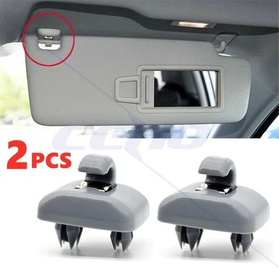 Par de clips parasol gris 8E0857562A para Audi A1 A4 A5 A7 Q3 Q5 B6 B7 B8 S4 S5 TT Foto 1 de 4