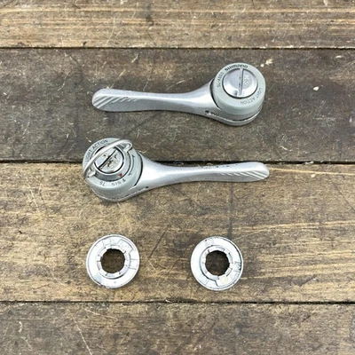 Vintage Shimano RX100 SL-A550 Downtube Shifters Set SIS Index 7-Speed Japan 7s - Image 1 of 4