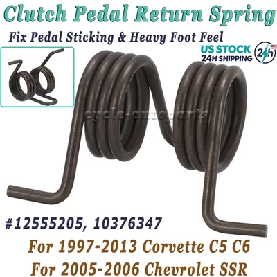 Clutch Pedal Spring 12555205 For C5 C6 Corvette 1997-2013 Chevy SSR 2005-2006 Foto 1 de 4